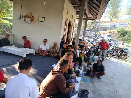 Kegiatan Sosialisasi tentang pengelolaan sampah antisipasi terjadinya kebakaran